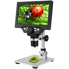 Dijital mikroskop şarjlı mikroskop standlı mikroskop 8 ledli 1000x 4,3 ekran HD